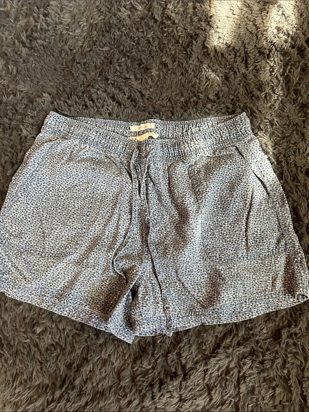 C&C California Blue Microprint Athletic Shorts